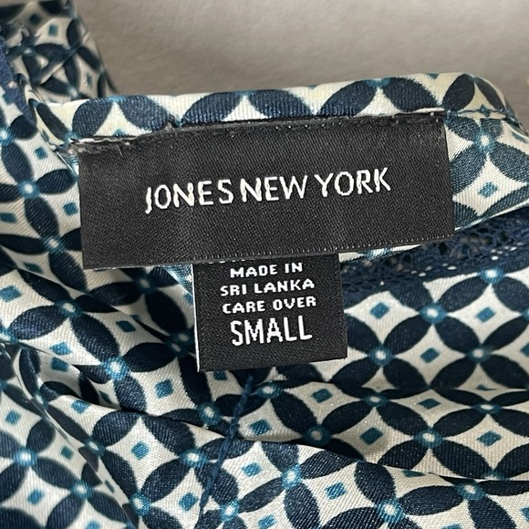 Jones New York Women's S Satin Babydoll Slip Nightie Aqua Blue Chemise Lace Sexy - Picture 2 of 6